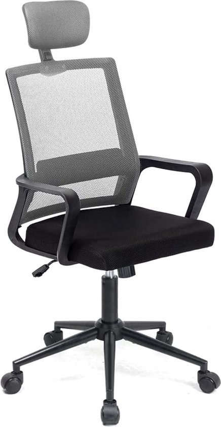 FST85-SCH Ergonomische Bureaustoel Draaistoel Computerstoel Met Rugleuning Pu Kunstleer Zithoogte 43 53cm Zwart FST85-SCH Ergonomische Bureaustoel Draaistoel Computerstoel Met Rugleuning Pu Kunstleer Zithoogte 43 53cm Zwart