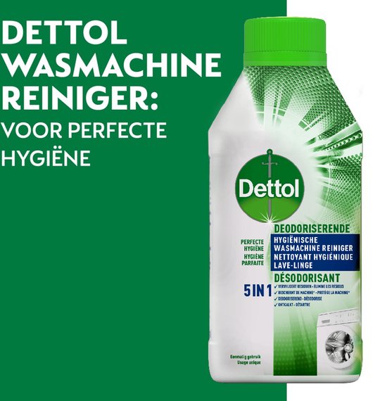 Dettol - Hygiënische Wasmachine Reiniger - 3 x 250 ml - Dettol