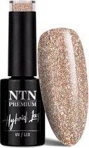 DRM NTN Premium UV/LED Gellak Celebration Collection 5g. #167 - Glitter, Goud - Glanzend - Gel nagellak