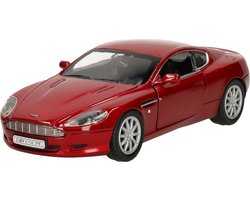 Aston Martin DB9 Coupe Rood 1/24 Motor Max - Modelauto - Schaalmodel - Miniatuurauto