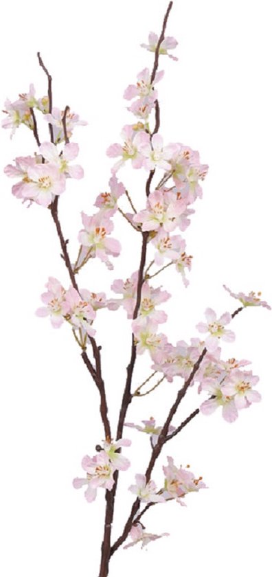 9x Stuks roze appelbloesem kunstbloem/tak met 57 bloemetjes 84 cm - Nepbloemen - Kunstbloemen