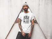 Rick & Rich - T-Shirt Music Is My Love Language - T-shirt met opdruk - T-shirt Muziek - Tshirt Music - Wit T-shirt - T-shirt Man - Shirt met ronde hals - T-Shirt Maat 3XL