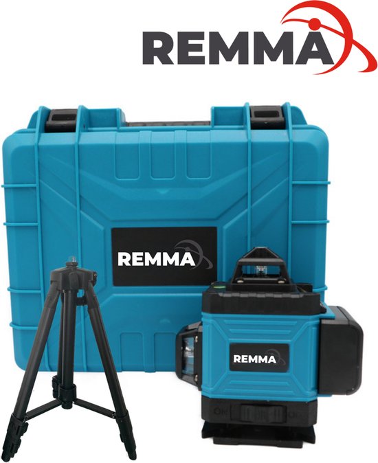 Futech Multicross 4D 18VMAX Electronic Kruislijnlaser Incl. Statief En Afstandsbediening Groen 4 Lijnen Ip54