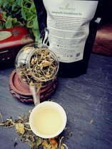 Wellness Tea Tisane Chèvrefeuille Chrysanthème - Tisane Purifiante - Thee Froid - 50g - Thee Vrac