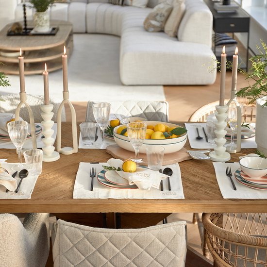 Riviera Maison Ontbijtbord met citroen, Bord, Servies, Tafeldecoratie ...