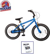 Volare Kinderfiets Cool Rider - 18 inch - Blauw - Inclusief WAYS Bandenplakset