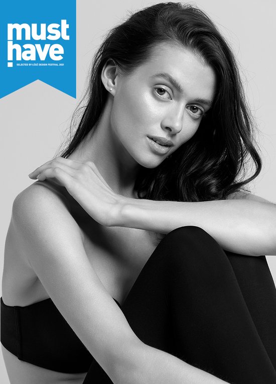 Gabriella Now collant basique noir mat recyclé 50DEN taille L (4)