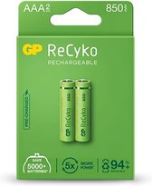 GP Recyko R03/AAA 850mAh 1.2V Ni-MH Ready2Use (2 pièces)