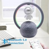 Haut-parleur Bluetooth à lévitation magnétique astronaute en mouvement maison créative Mini Radio sans fil Portable Audio Bluetooth chambre haut-parleur Décoration lampe d'ambiance