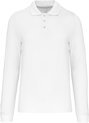 Polo Homme avec Boutons et Manches Longues Wit - M