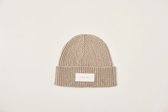 AMBIQUE knitted beige beanie Vito By Halil Dervisoglu