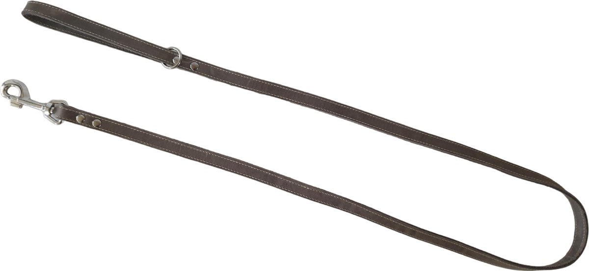 JACK AND VANILLA Gevet Lederen Hondenriem / Hondenlijn - Grijs ...