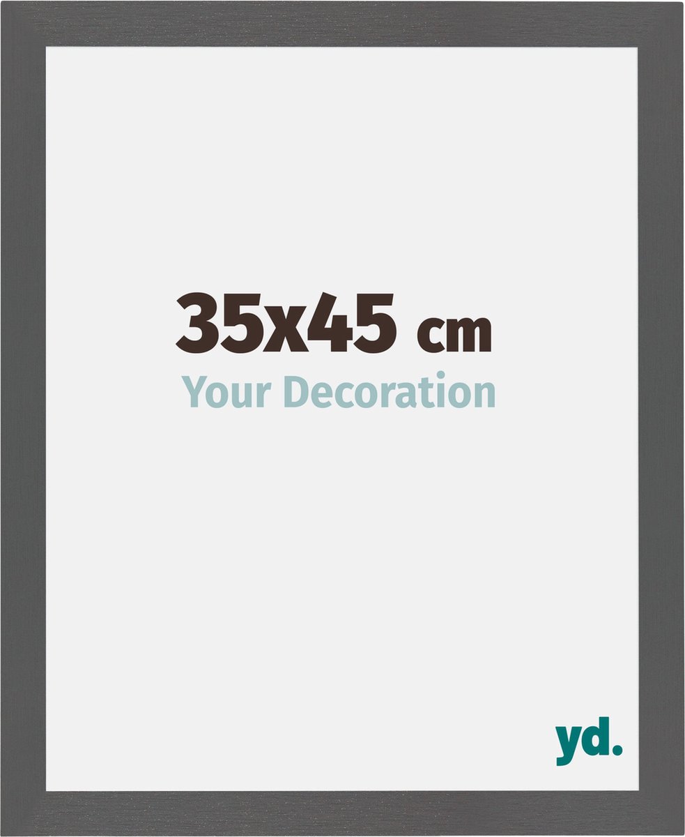 yd. Your Decoration - Fotolijst 35x45 cm - MDF - Antraciet - Mura