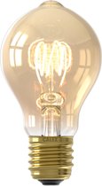 Calex Spiraal Filament LED Lamp - E27 - A60 Lichtbron Goud - 3.8W - Dimbaar