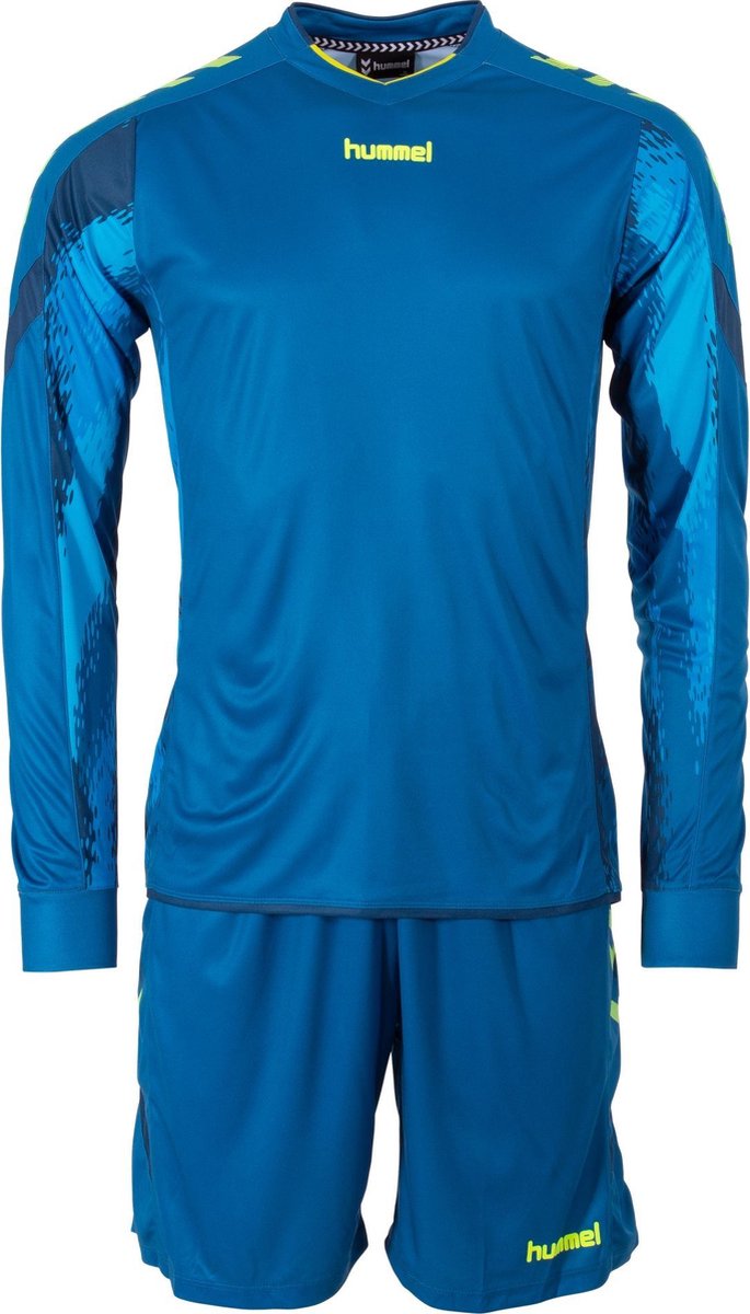 hummel - Bremen Long Sleeve Keeper Set - Sportbroek - Maat M - Blauw