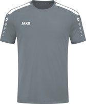 JAKO Shirt Power Korte Mouw Grijs Maat 4XL