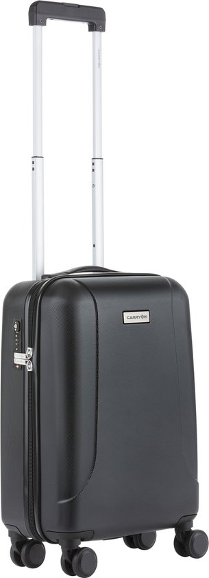 CarryOn Skyhopper Bagage à main Valise 55cm - Serrure TSA - Enregistrement Okoban - Noir