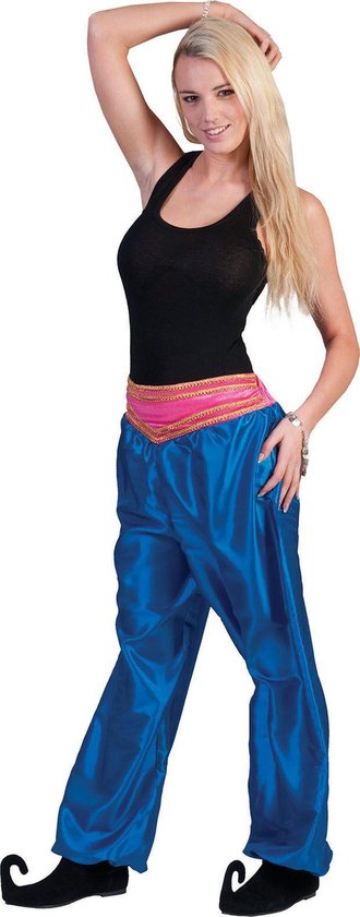 1001 Nacht & Arabisch & Midden-Oosten Kostuum | Blauwe Oosterse Broek Vrouw  | One Size... | bol.com