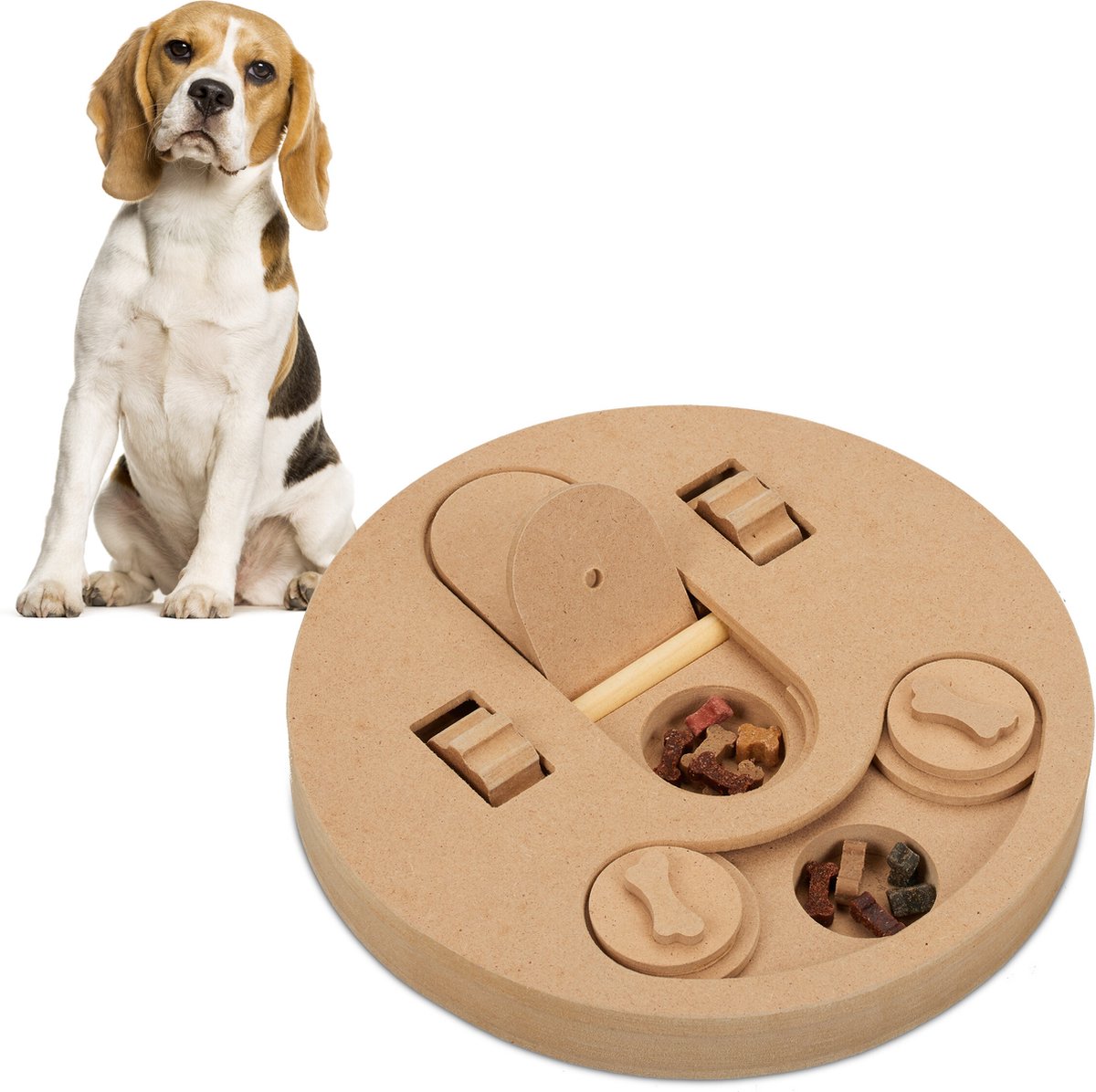 weduwnaar Vervoer hebben zich vergist Relaxdays intelligentie speelgoed hond - interactief hondenspeelgoed -  voerpuzzel - puppy - Huisdieren webshop