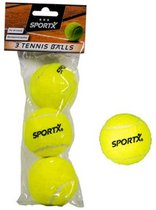 SportX Tennisballen 3 Stuks