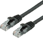 VALUE UTP Cat.6 (Class E) patchkabel, LS0H, zwart, 2 m