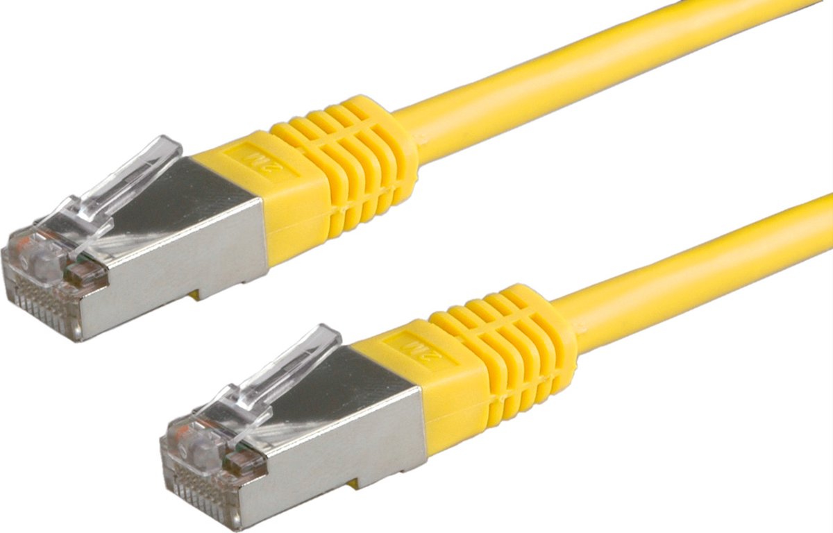 ROLINE patchkabel Cat.5e (Klasse D) FTP, geel, 5 m