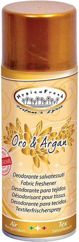 Spray textile HygienFresh Oro & Argan 400 ml