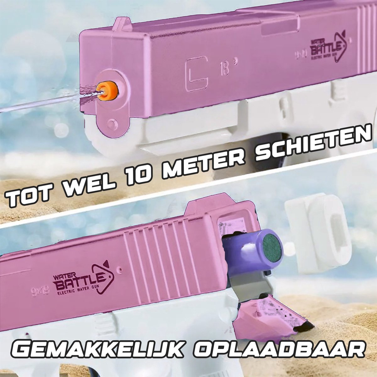 Pistolet À Eau Électrique, Pistolets À Eau Automatiques Pour Enfants Adultes, Jouet De Tir À Eau