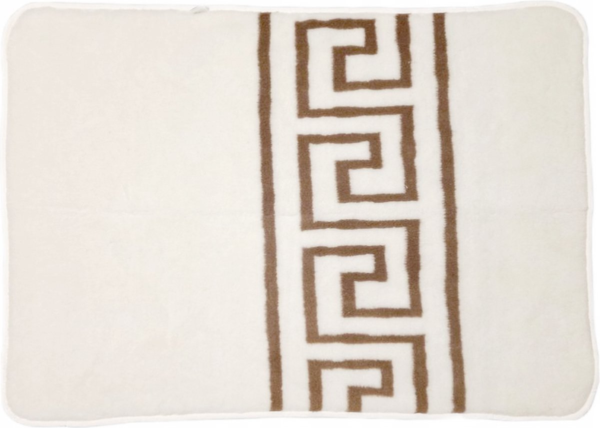 Wollen Deken 100% Wol Merino & Kameel Blend - OnceDoce® 450 g/m² Heerlijk Zacht Ademend en Warm - SNOW DRIFT - Wasbaar - 140x200cm