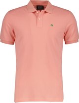 Scotch and Soda - Pique Polo Flamingo Roze - Slim-fit - Heren Poloshirt Maat M