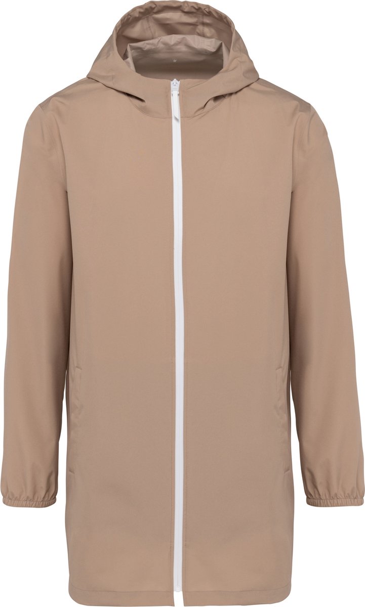 Gerecyclede waterdichte unisex jas met rits Wet Sand