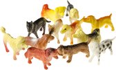 Speelfiguren honden&Katten 12 STUKS - Jongens - Meisjes - Speelgoed