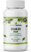 Vegan Vitamine D3 - 25 mcg - Cholecalciferol uit Algen - 100 capsules