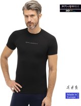 Brubeck 3D Pro Seamless Sports Shirt Hommes - pour la Course à pied et les activités intenses - Zwart L