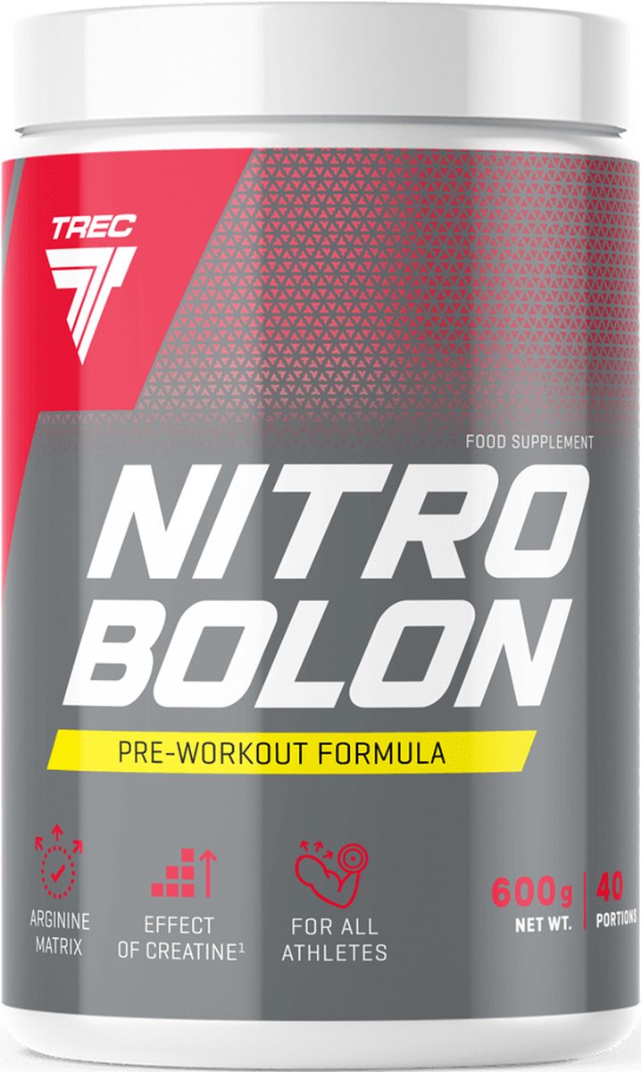 Trec Nutrition - Nitrobolon - preworkout - 600 g powder - ORANGE