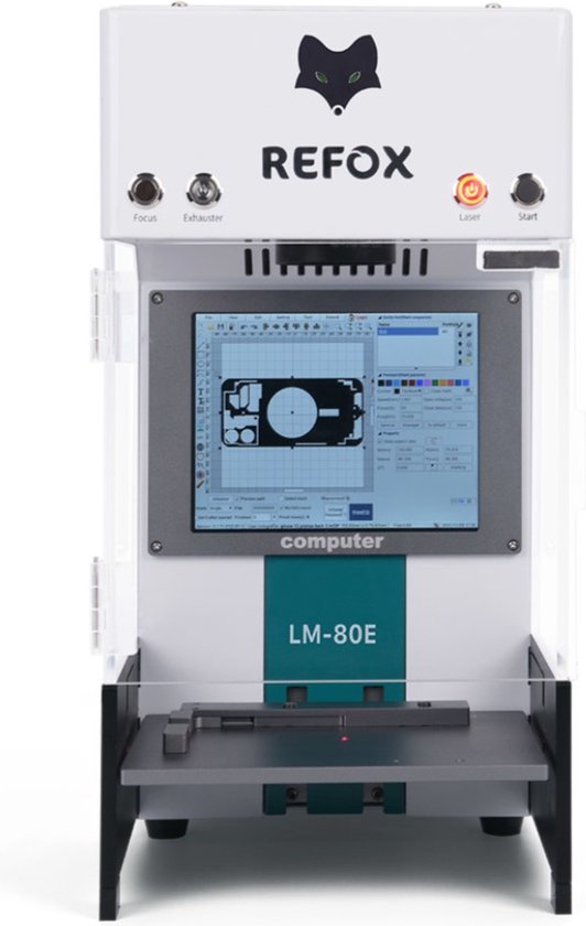 REFOX LM-80E - Laser Printer - 3 in 1 - 20Watt - 220V