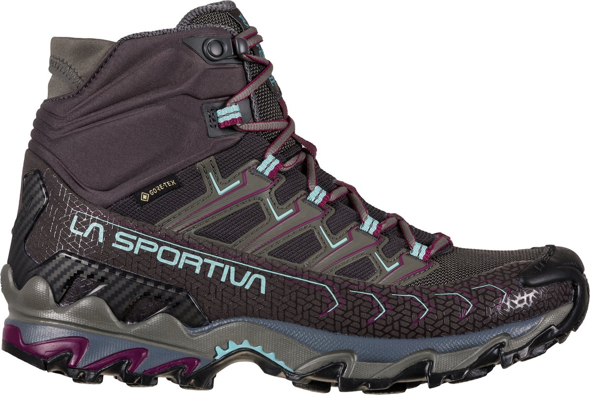 La Sportiva Ultra Raptor Ii Mid Goretex Wandelschoenen 1/2 Vrouw Carbon / Iceberg
