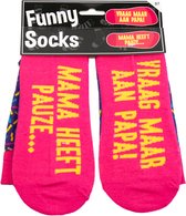 Funny Socks | One Size | Mama heeft pauze