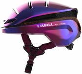 Livall EVO21 Purple Large - (Smart) fietshelm - SOS functie - LED richtingaanwijzers - Smart verlichting