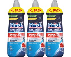 Finish Glansspoelmiddel Regular Vaatwasmiddel - 3x160 Afwasbeurten - 3x800ml - Voordeelverpakking
