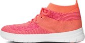 FitFlop™ F-Sporty™ Sneaker Uberknit Sunshine Coral/Fuchsia - Maat 37