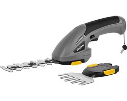 Rebel 4V 2 Ah Li-Ion Accu 2 in 1 buxusschaar en grastrimmer incl. accu en oplader 1100 slagen/min RB-5003