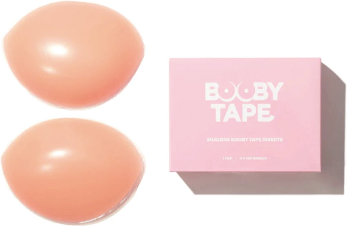 Booby Tape - Silicone Booby Tape Inserts 1 Pair Size D-F Cup Inserts