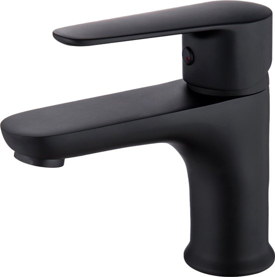 Inspire Kranen - Wastafelkraan - Badkamer Kraan - inclusief aansluitingen - Zwart Chroom