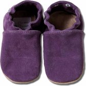 Hobea Baby chaussons daim violet