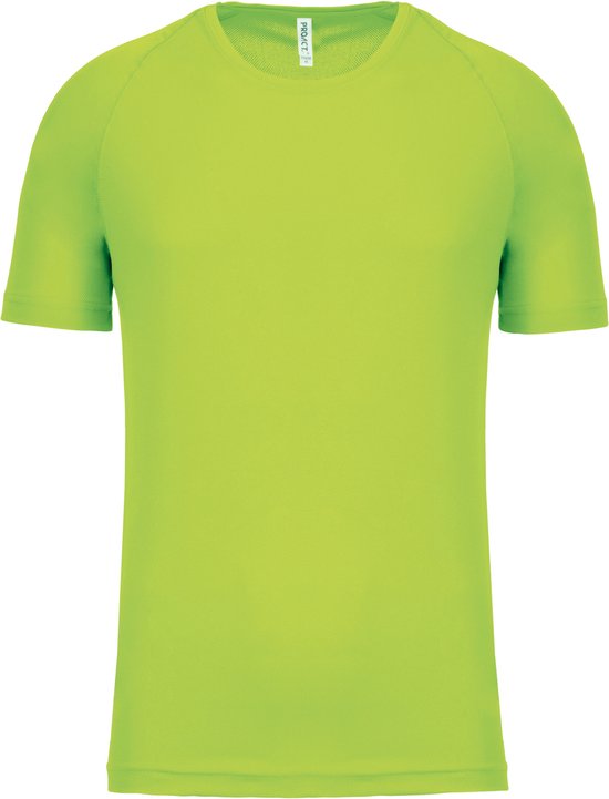 Herensportshirt 'Proact' met ronde hals Lime Green - XL