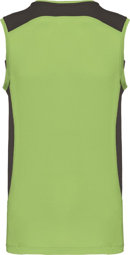 Tweekleurige tanktop sportoverhemd heren 'Proact' Lime/Dark Grey - L