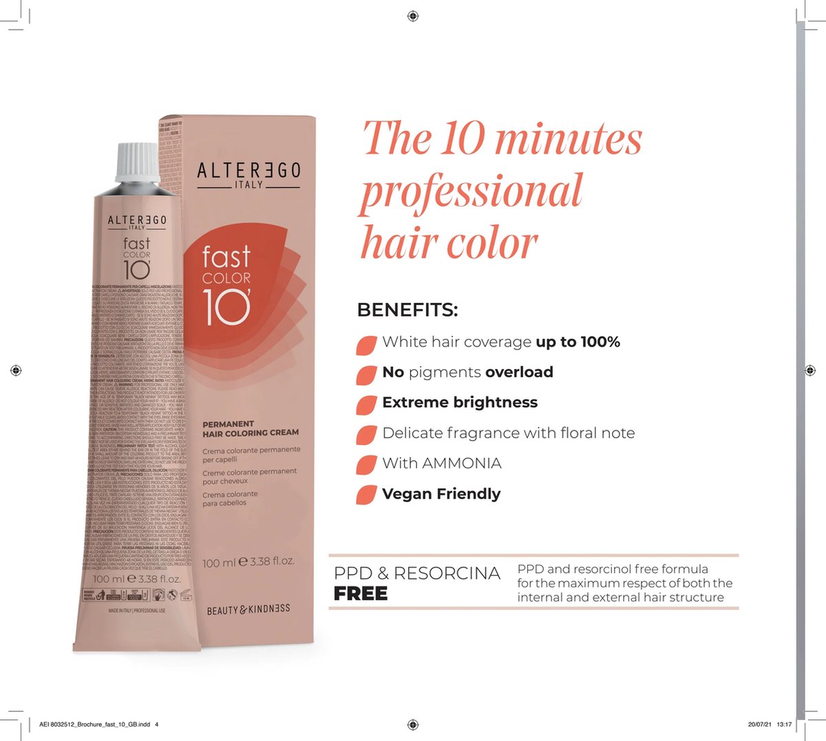 ALTER EGO FAST COLOR 10 MINUTEN 100ML 6/71