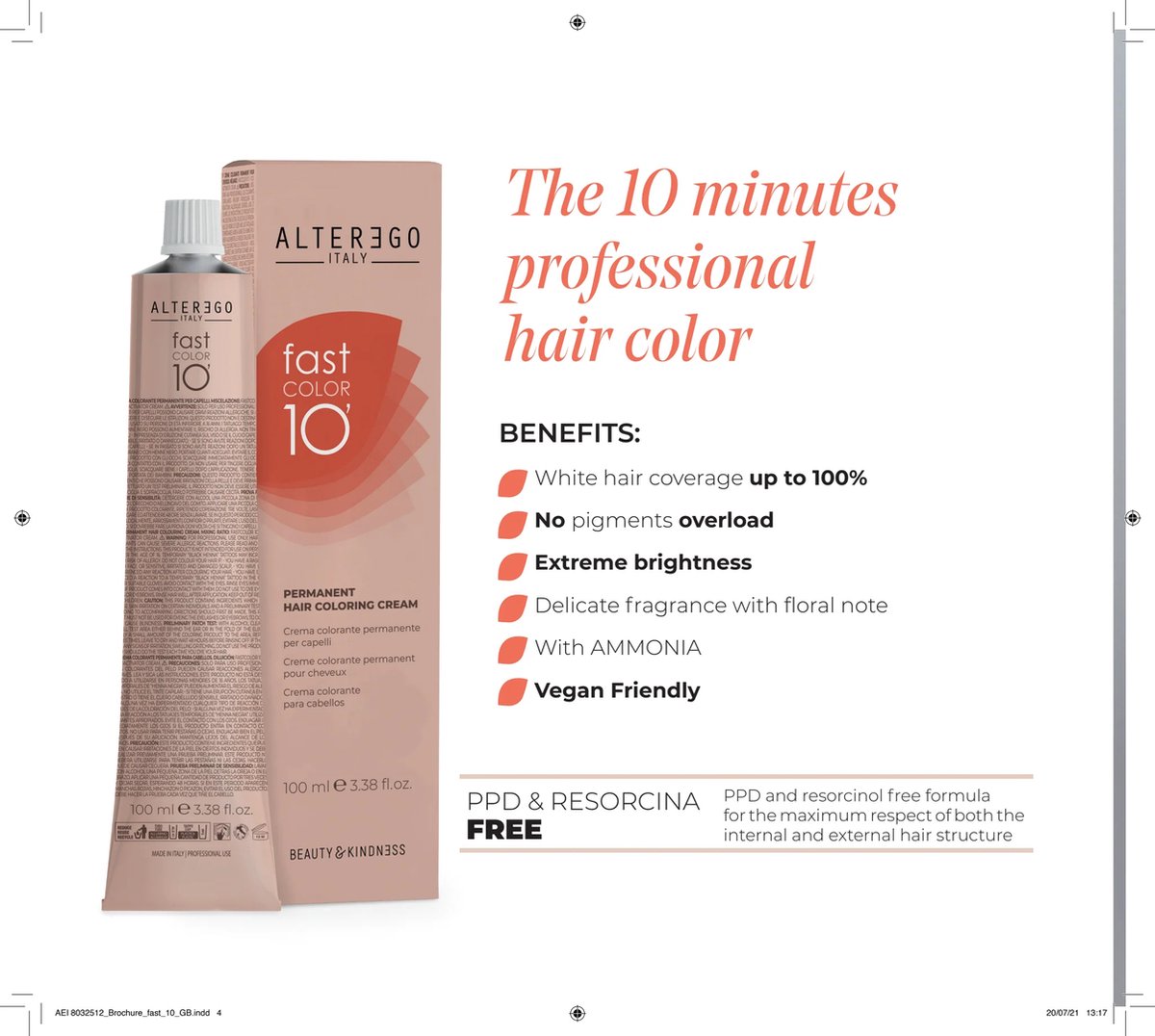 ALTER EGO FAST COLOR 10 MINUTEN 100ML 5/26