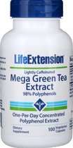 Lightly Caffeinated Mega Green Tea Extract, 100 Vegetarian Capsules